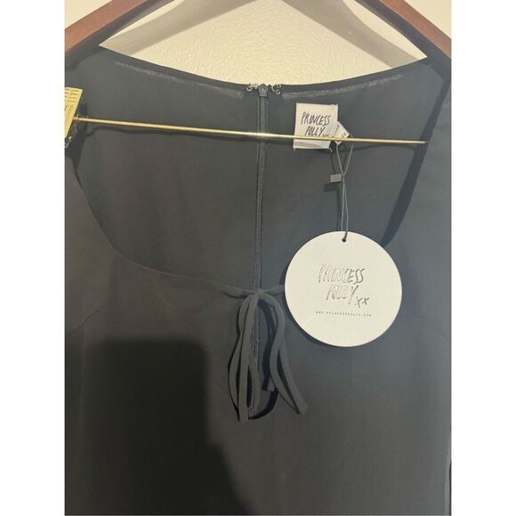 Princess Polly Bayford Long Sleeve Mini Dress Black US Size 6 NWT New - Picture 5 of 12
